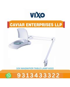 VIXO 10X Magnifier Lens with 48 LED Light 360 Degree Rotated Table Magnifier Lamp Ast-6022