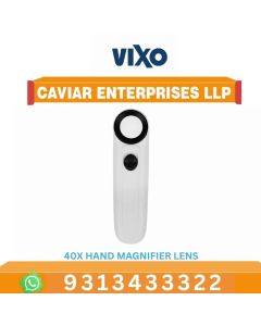 VIXO 40X Handheld Magnifier Lens with LED light Professional lens