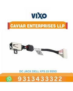 VIXO DC JACK DELL XPS 15 9550 9560 15-9570  15-7590  5510 5520  5530  5540  M5510  M5520  P56F  AAM00  DC30100X200