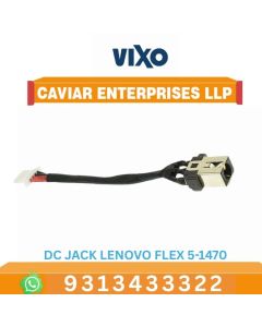 VIXO DC JACK LENOVO FLEX 5-1470 Lenovo IdeaPad Flex 5-1470 Yoga 520-14IKB 80X8 80XA 80YM 81C8 81C9 WITH WIRE