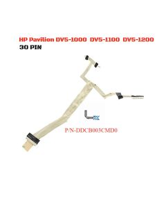HP Pavilion DV5-1000  DV5-1100  DV5-1200 Laptop LED LCD Display Cable P/N-DDCB003CMD0 