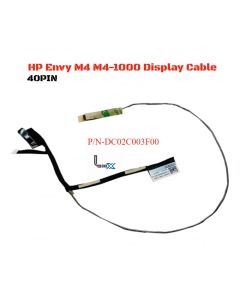 HP M4 M41000 Envy M4 M4-1000 Laptop LED LCD Display Cable 40pin P/N-DC02C003F00