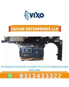 VIXO HP ZBOOK STUDIO G8 LA-K722P CPU I5 11TH GRAPHICS LAPTOP MOTHERBOARD