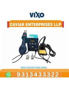 VIXO SMD BAKON SBK8586 Hot Air Gun 2 IN 1 Digital Rework Soldering Station SMD